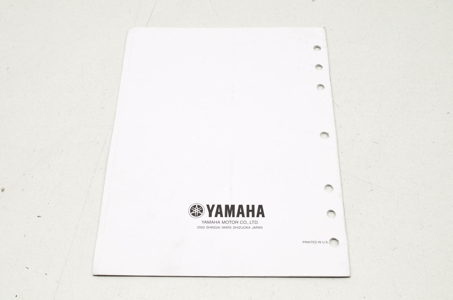 OEM Yamaha LIT-11616-15-09 YFM350XP-S Service Manual Supplement