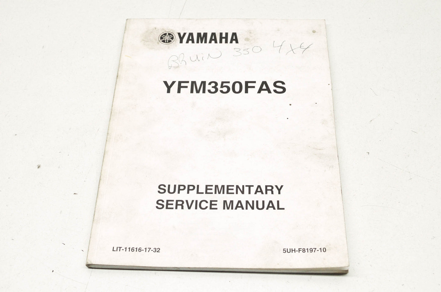 OEM Yamaha LIT-11616-17-32 YFM350FAS Service Manual Supplement
