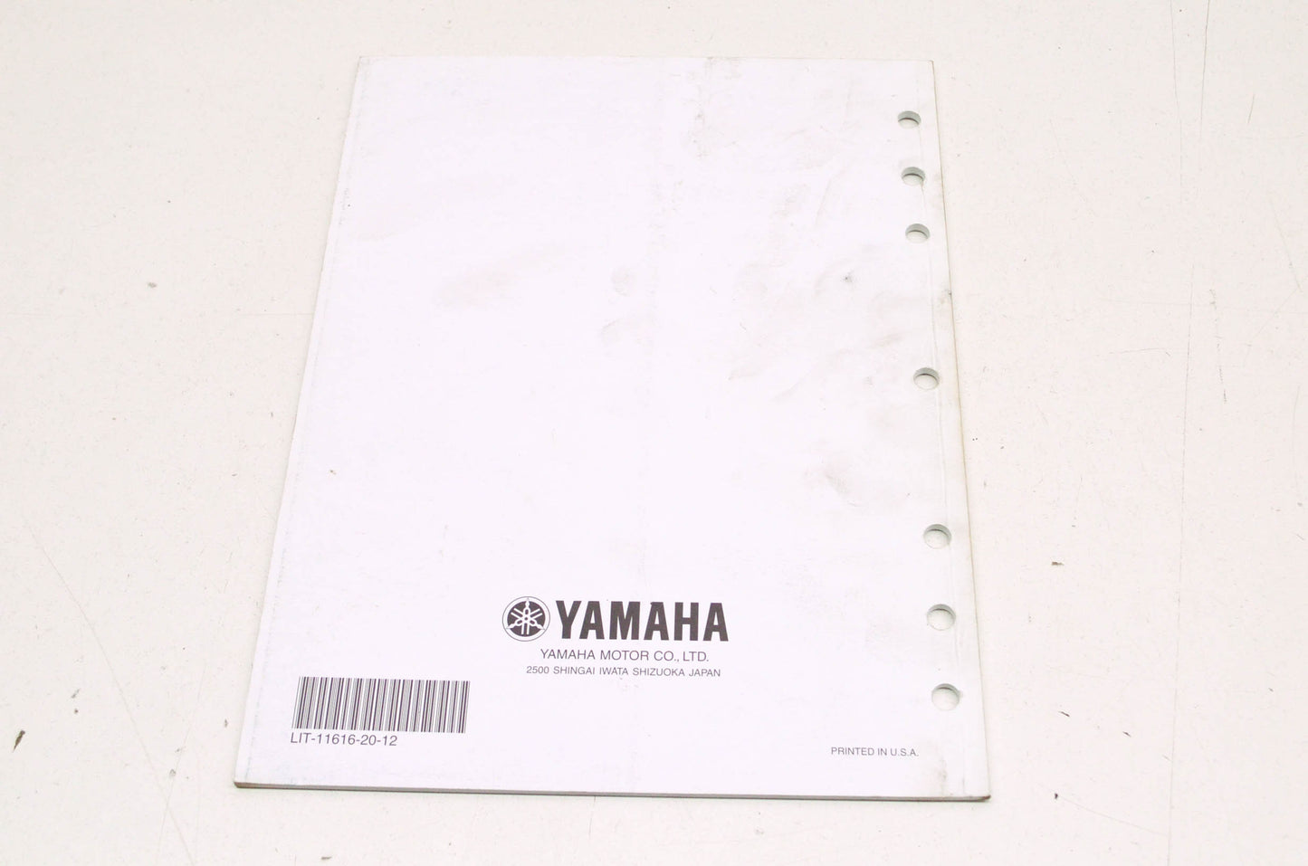OEM Yamaha LIT-11616-20-12 YFM70RW RSEW Service Manual Supplement NOS