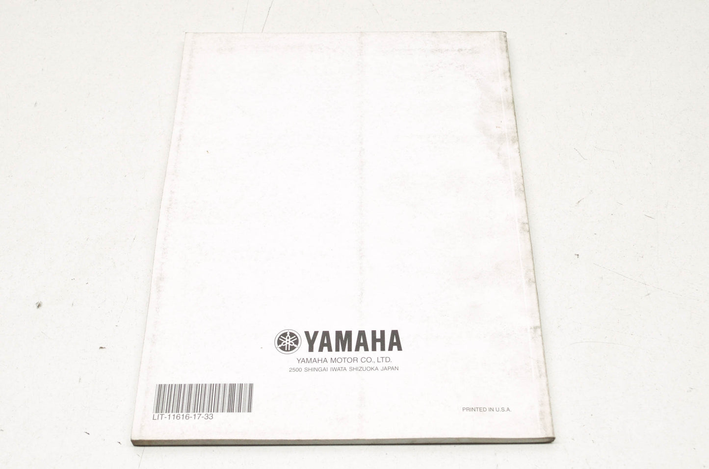 OEM Yamaha LIT-11616-17-33 YFM350AS Service Manual Supplement