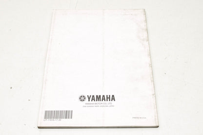 OEM Yamaha LIT-11616-17-33 YFM350AS Service Manual Supplement