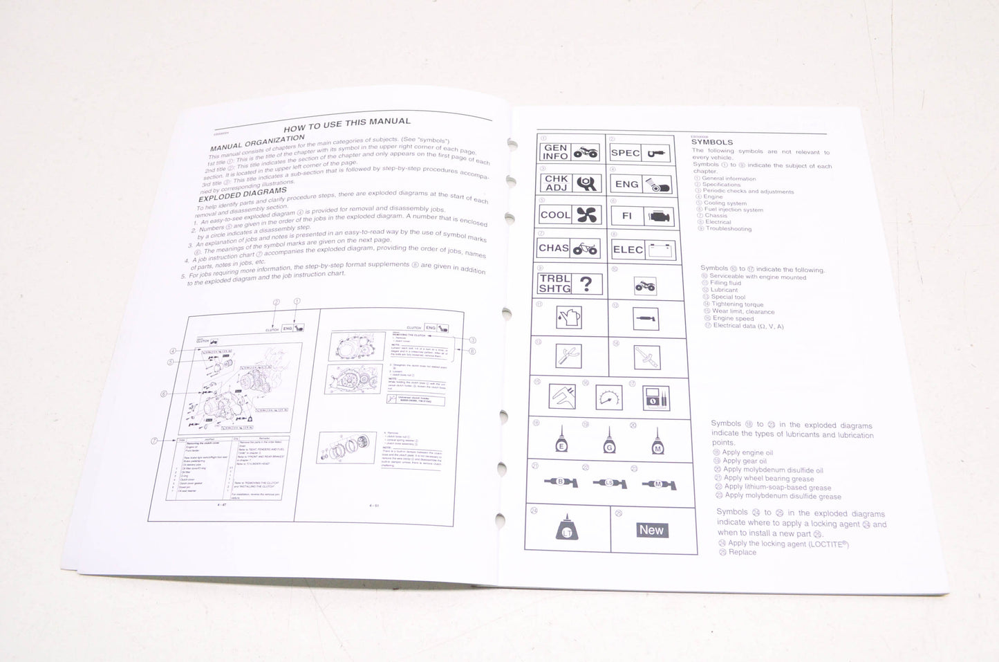 OEM Yamaha LIT-11616-20-12 YFM70RW RSEW Service Manual Supplement NOS