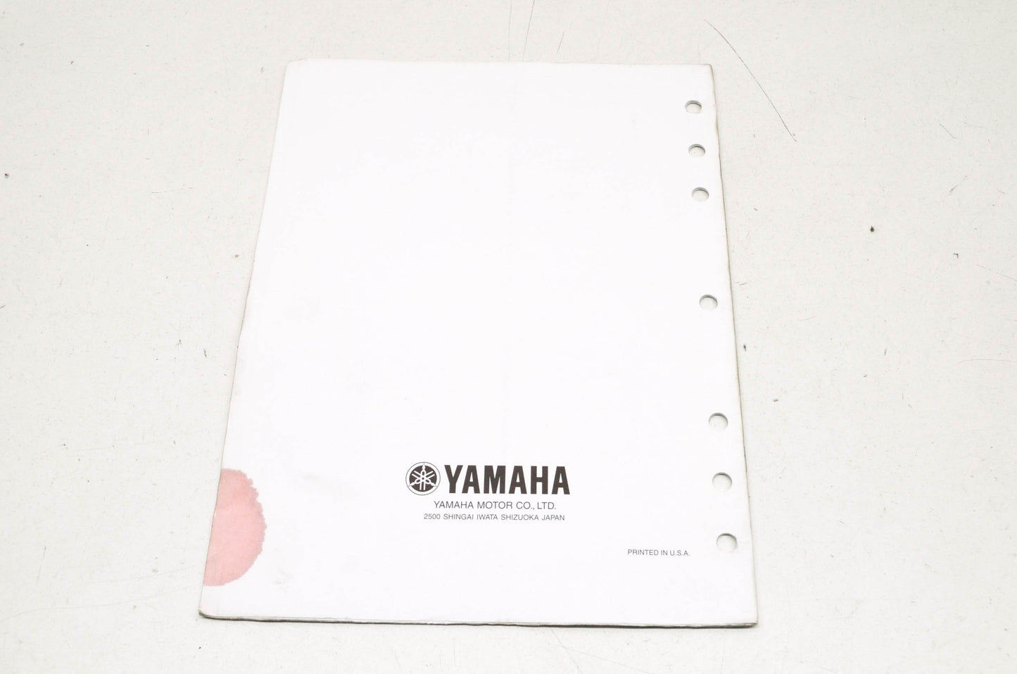 OEM Yamaha LIT-11616-15-03 YFM250XP-S Service Manual Supplement