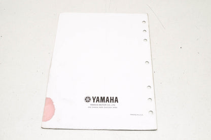 OEM Yamaha LIT-11616-15-03 YFM250XP-S Service Manual Supplement