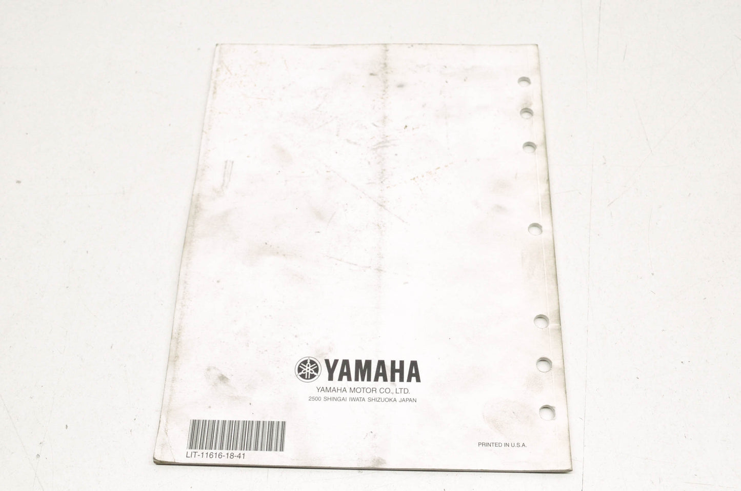 OEM Yamaha LIT-11616-18-41 YFM250BT Service Manual Supplement