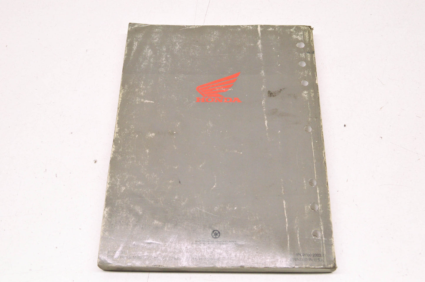 OEM Honda 61MEN00 2002-2004 CRF450R Service Manual