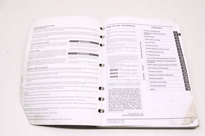 OEM Honda 61MEN00 2002-2004 CRF450R Service Manual