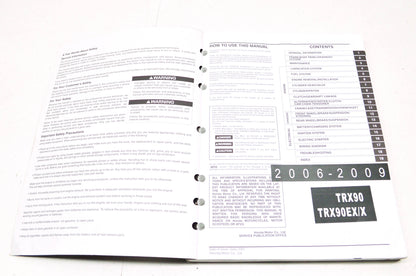 OEM Honda 61HP208 2006-2016 TRX90, TRX90EX/X Service Manual