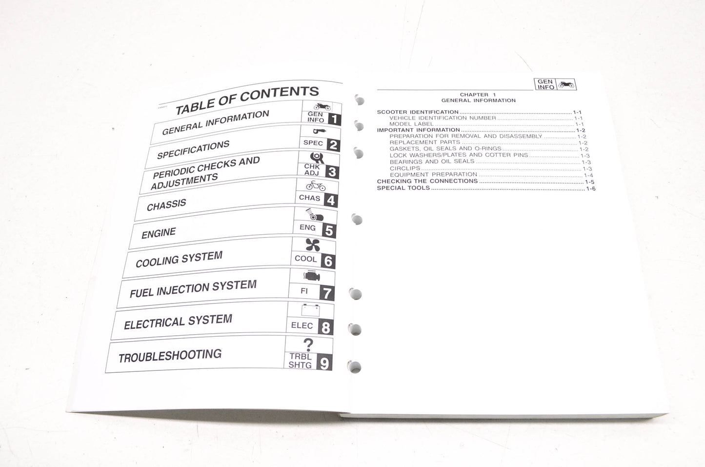 OEM Yamaha LIT-11616-25-31 Service Manual YW50FB NOS