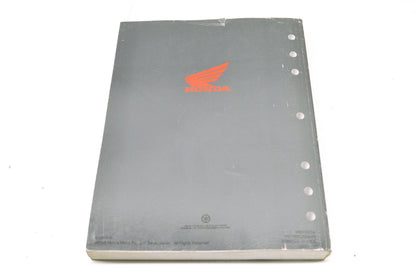 OEM Honda 2010 VT1300CX Fury Service Manual