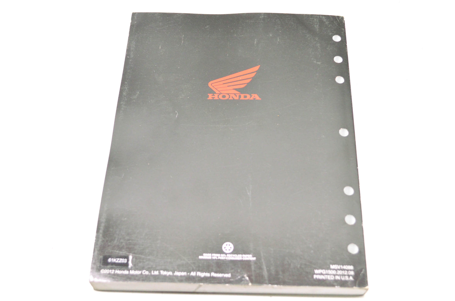 OEM Honda 2013-2016 CRF250L Service Manual