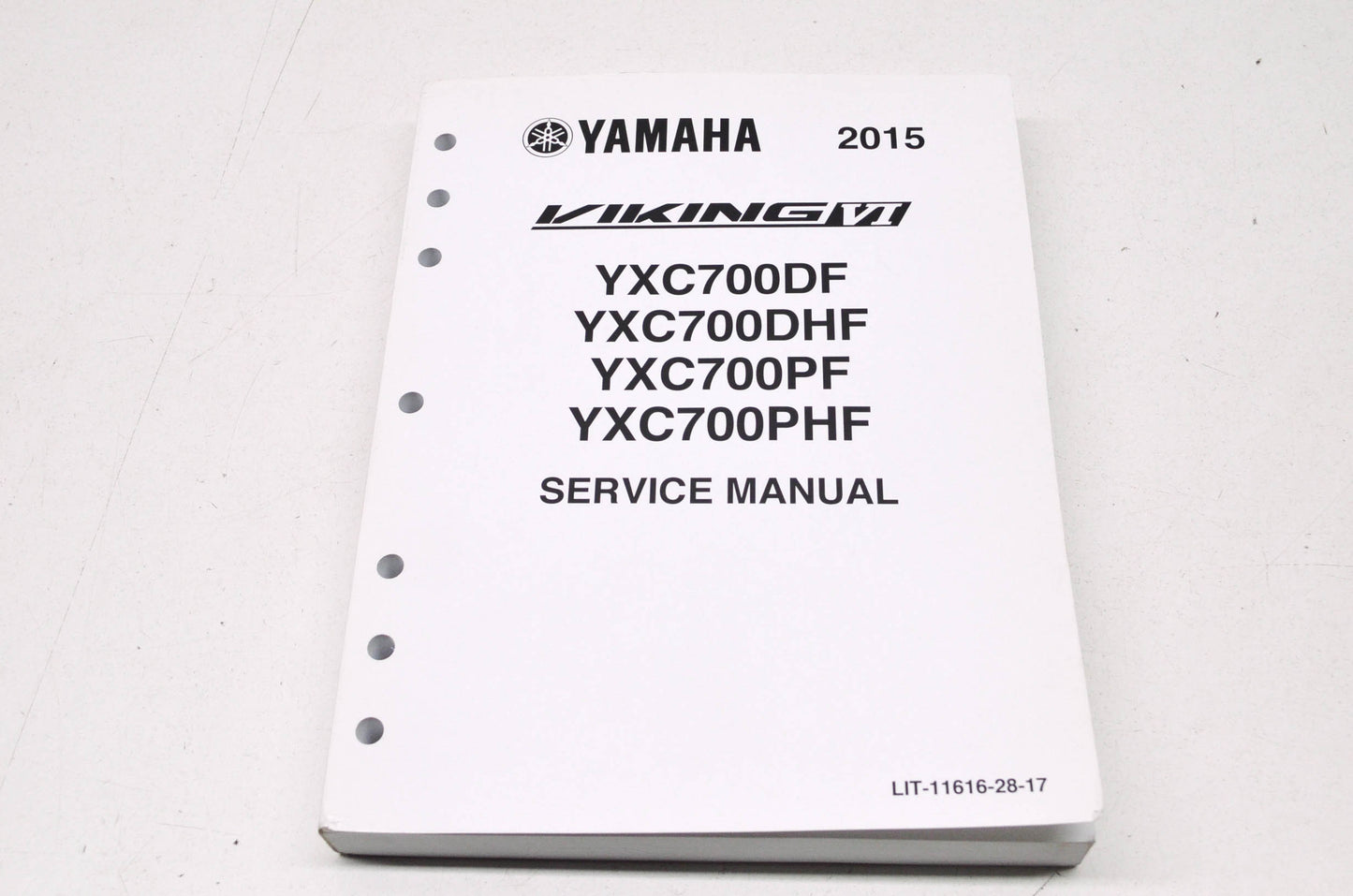 OEM Yamaha LIT-11616-28-17 Assembly Manual 2015 VIKING VI YXC70 NOS
