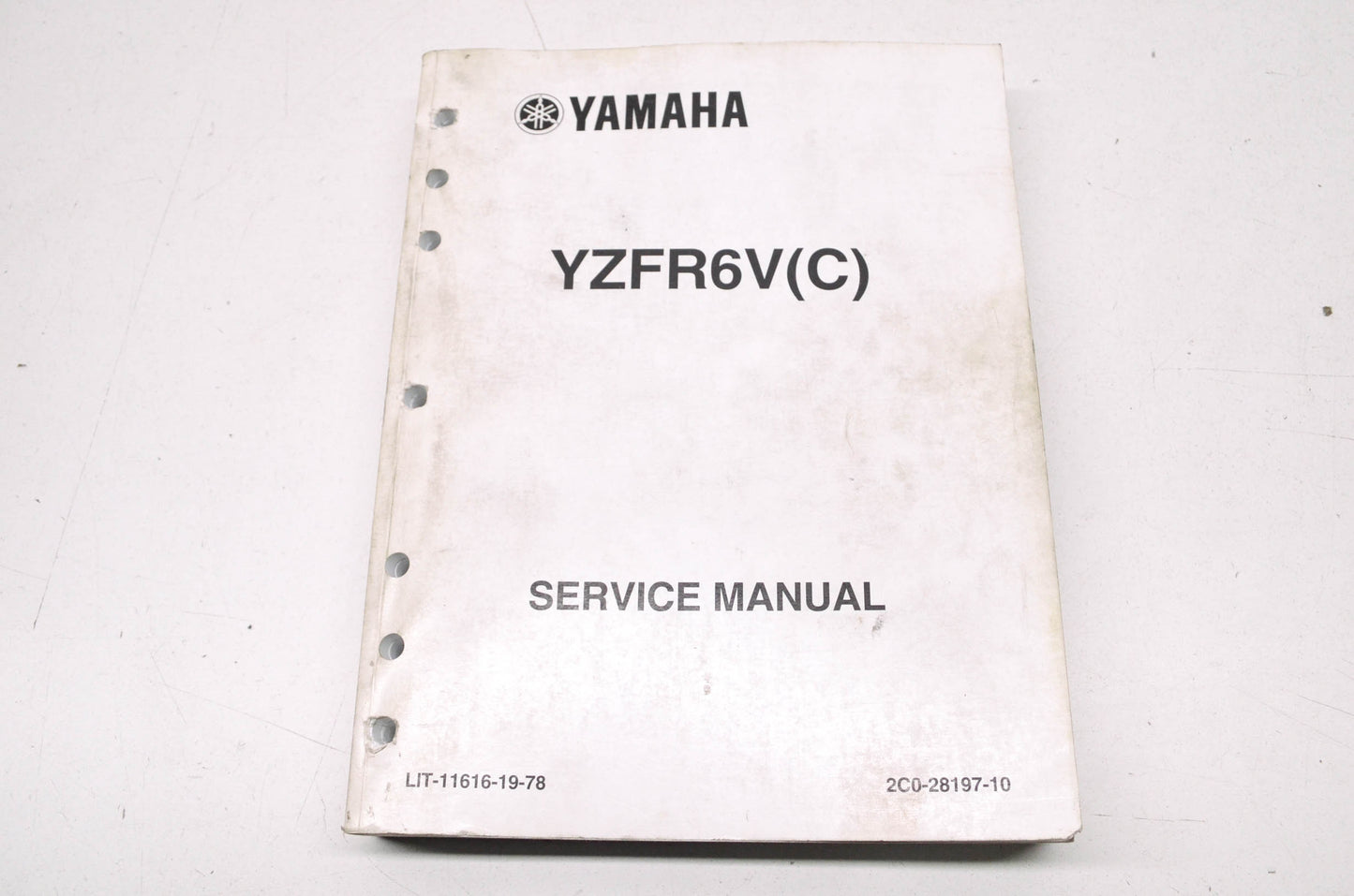 OEM Yamaha LIT-11616-19-78 Service Manual YZFR6V(C)