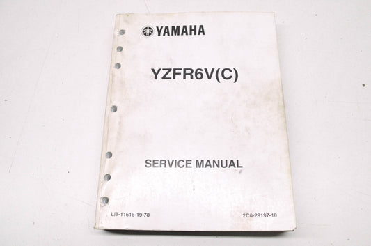 OEM Yamaha LIT-11616-19-78 Service Manual YZFR6V(C)