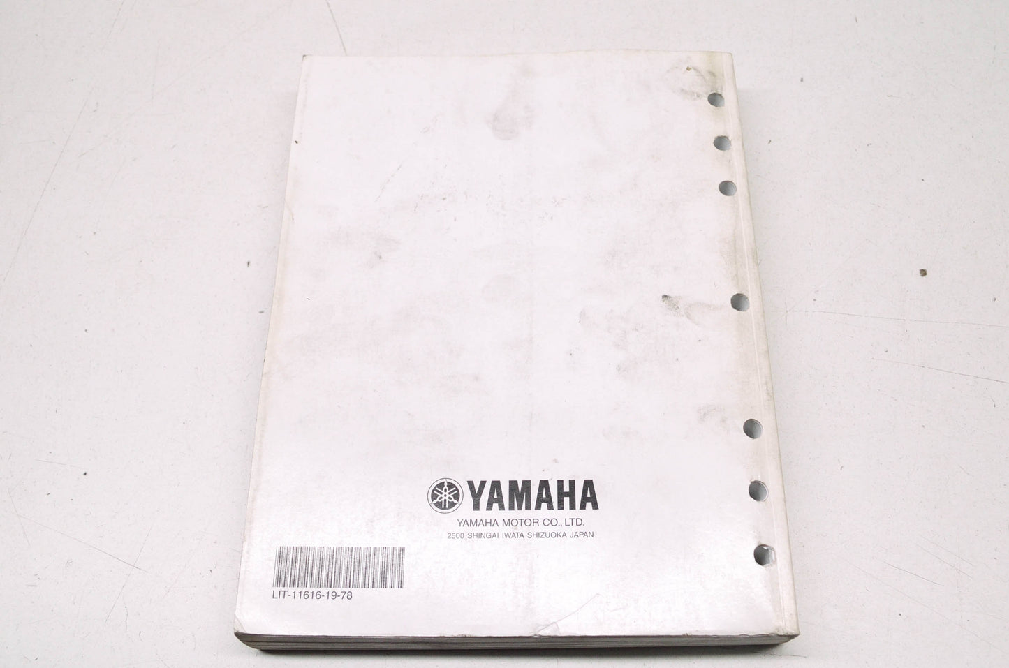 OEM Yamaha LIT-11616-19-78 Service Manual YZFR6V(C)