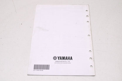 OEM Yamaha LIT-11616-18-43 FZ6ST(C) Service Manual Supplement