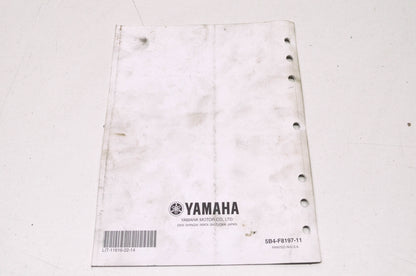 OEM Yamaha LIT-11616-22-14 Service Manual 09 YXR7FY/FDUY/FSPY/F