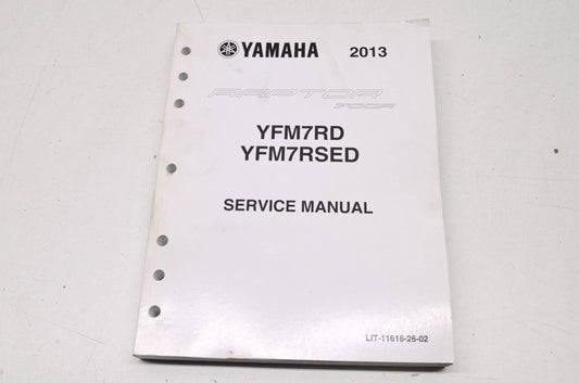 OEM Yamaha LIT-11616-26-02 YFM7RD/RSED Service Manual