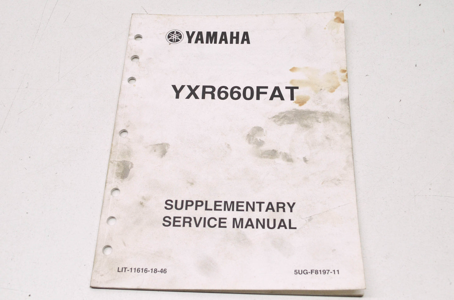 OEM Yamaha LIT-11616-18-46 YXR660FAT Service Manual Supplement