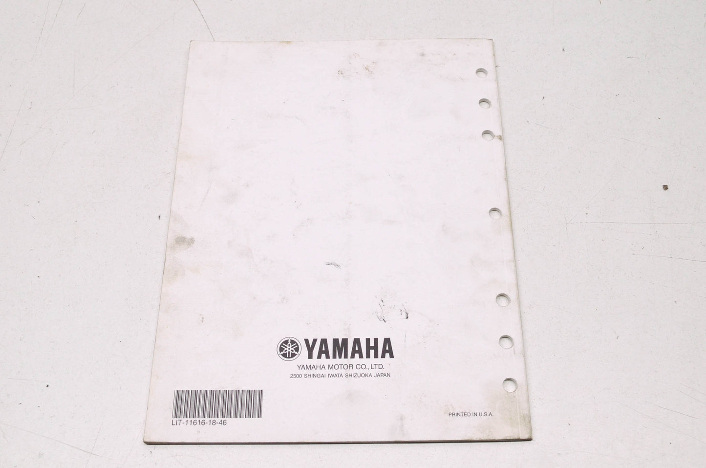 OEM Yamaha LIT-11616-18-46 YXR660FAT Service Manual Supplement