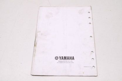 OEM Yamaha LIT-11616-15-05 YFS200P-S Service Manual Supplement
