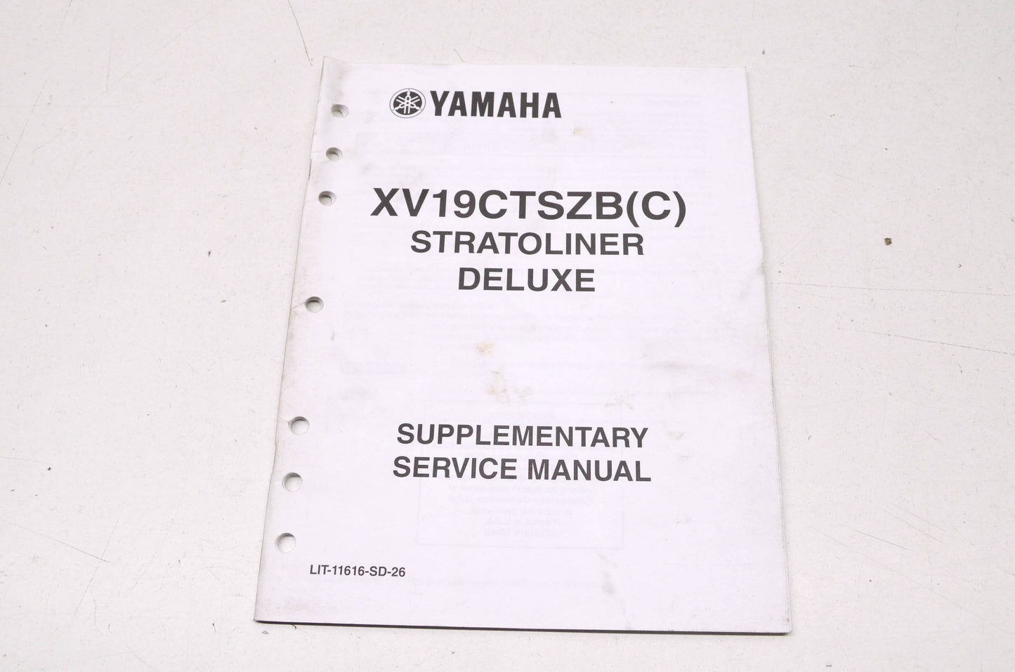 OEM Yamaha LIT-11616-SD-26 Stratoliner Deluxe Supplementary Service Manual
