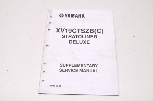 OEM Yamaha LIT-11616-SD-26 Stratoliner Deluxe Supplementary Service Manual