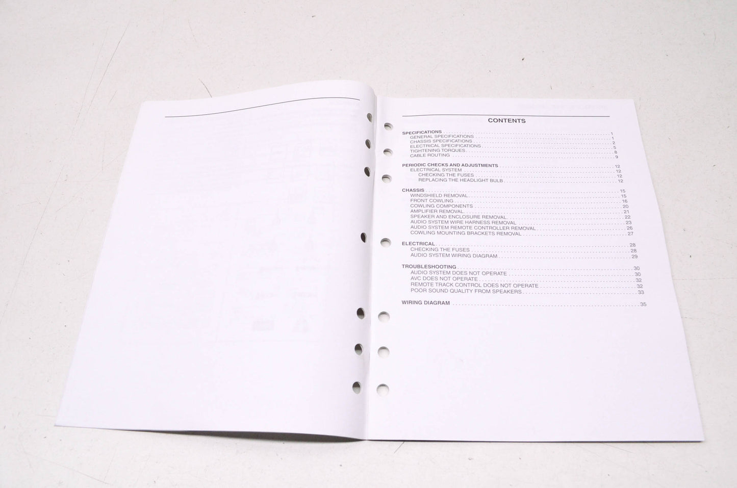 OEM Yamaha LIT-11616-SD-26 Stratoliner Deluxe Supplementary Service Manual