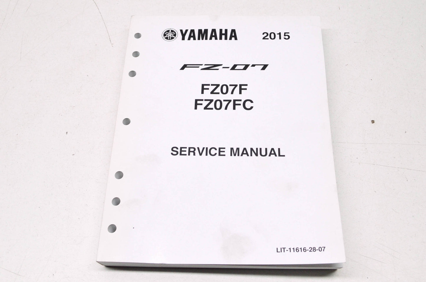 OEM Yamaha LIT-11616-28-07 Service Manual 2015 FZ07 NOS