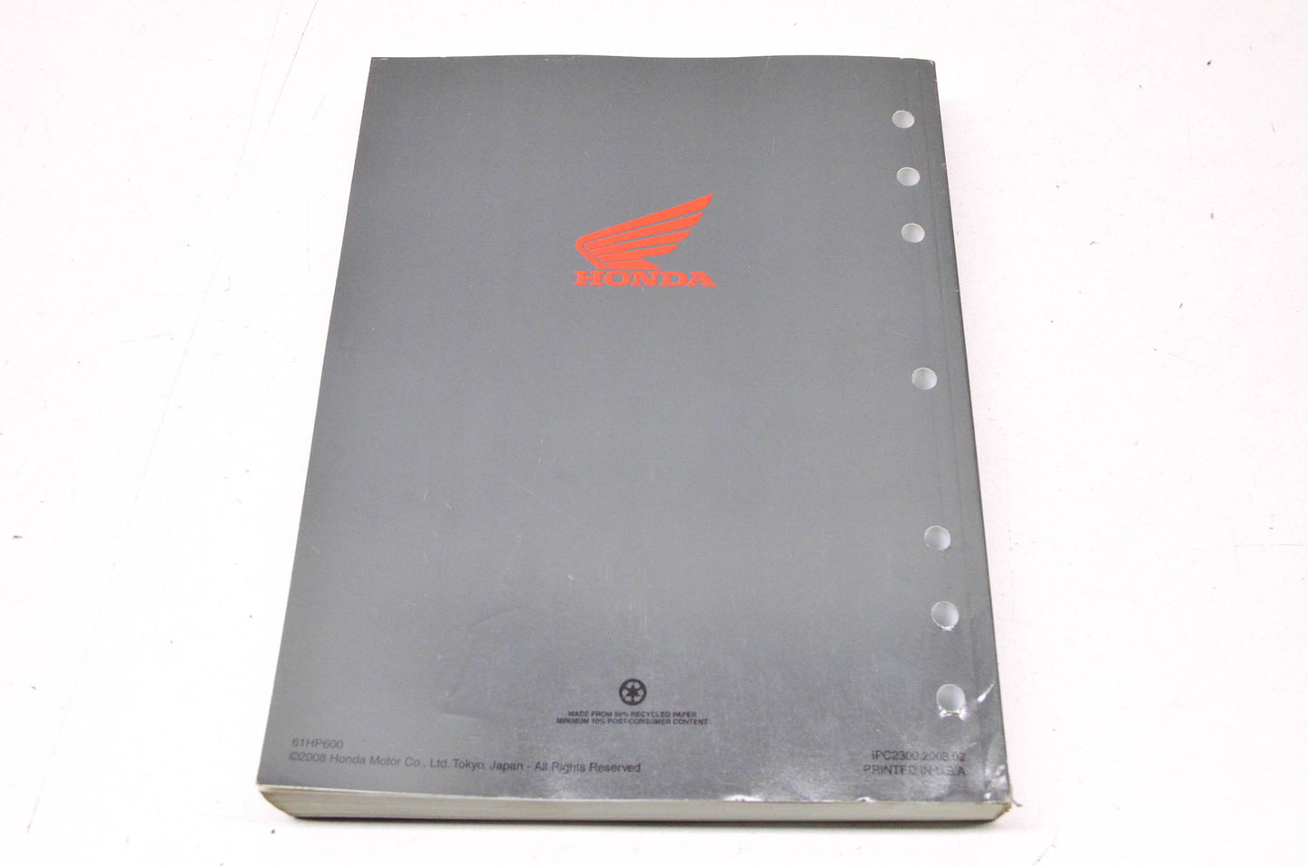 OEM Honda 61HP600 Service Manual TRX700XX 08 NOS