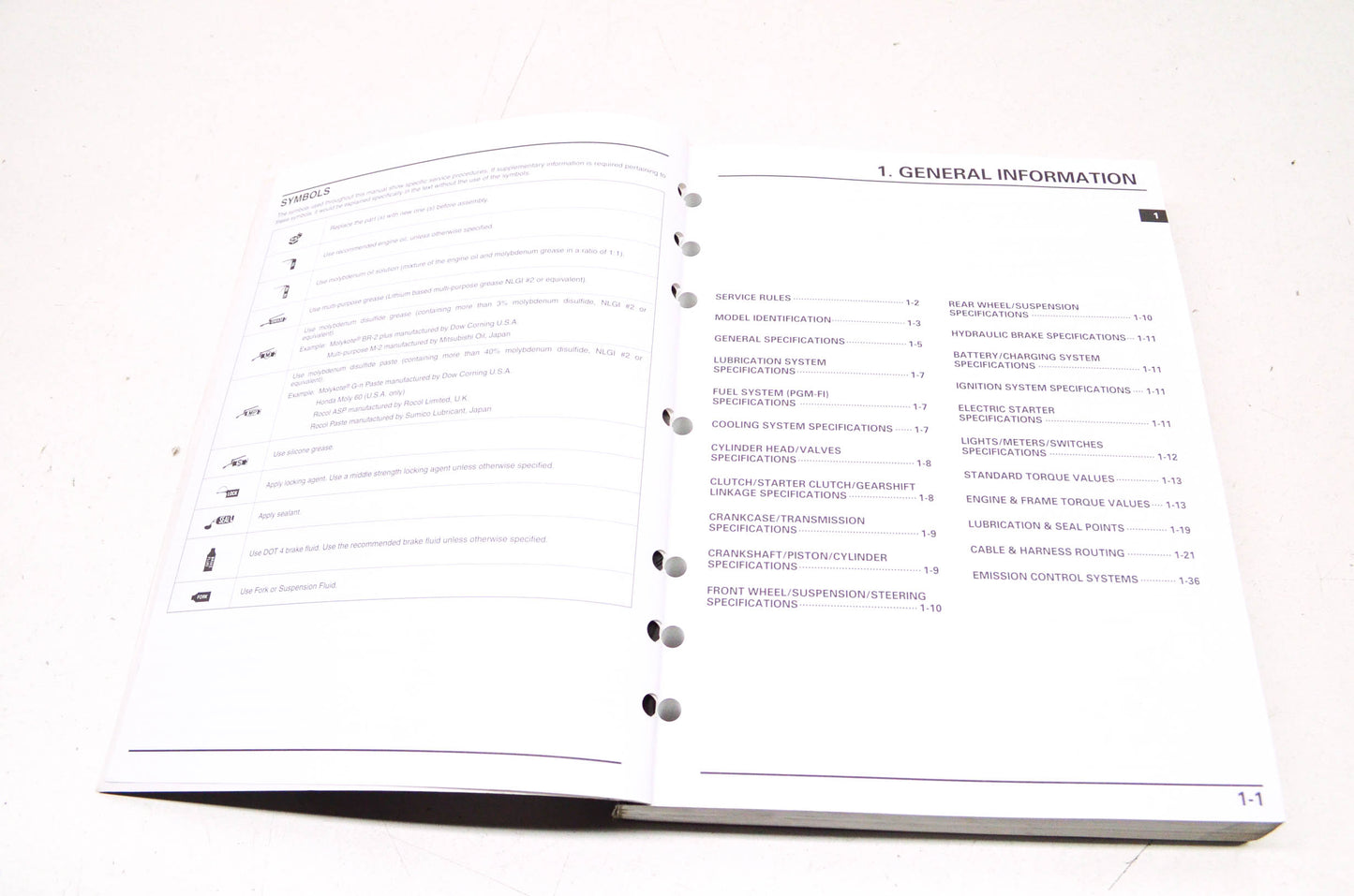 OEM Honda 61MFJ01 Service Manual CBR600RR 07-08