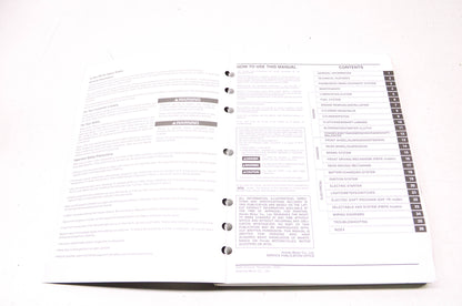 OEM Honda 2005-2006 TRX500FE/FM/TM Fourtrax Foreman Service Manual