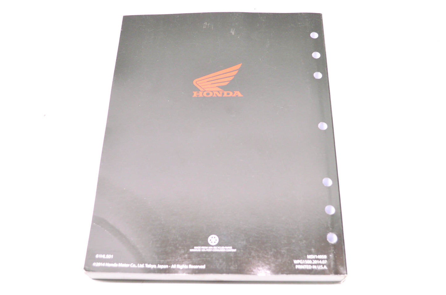 OEM Honda 2015-2016 SXS500M2 Service Manual