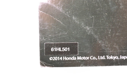 OEM Honda 2015-2016 SXS500M2 Service Manual