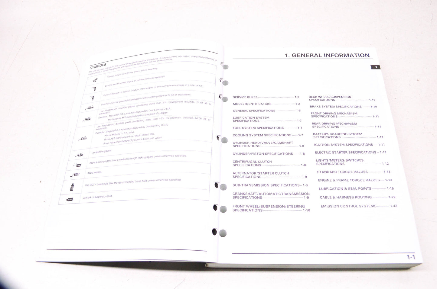 OEM Honda 61HN252 Service Manual TRX500 05-07