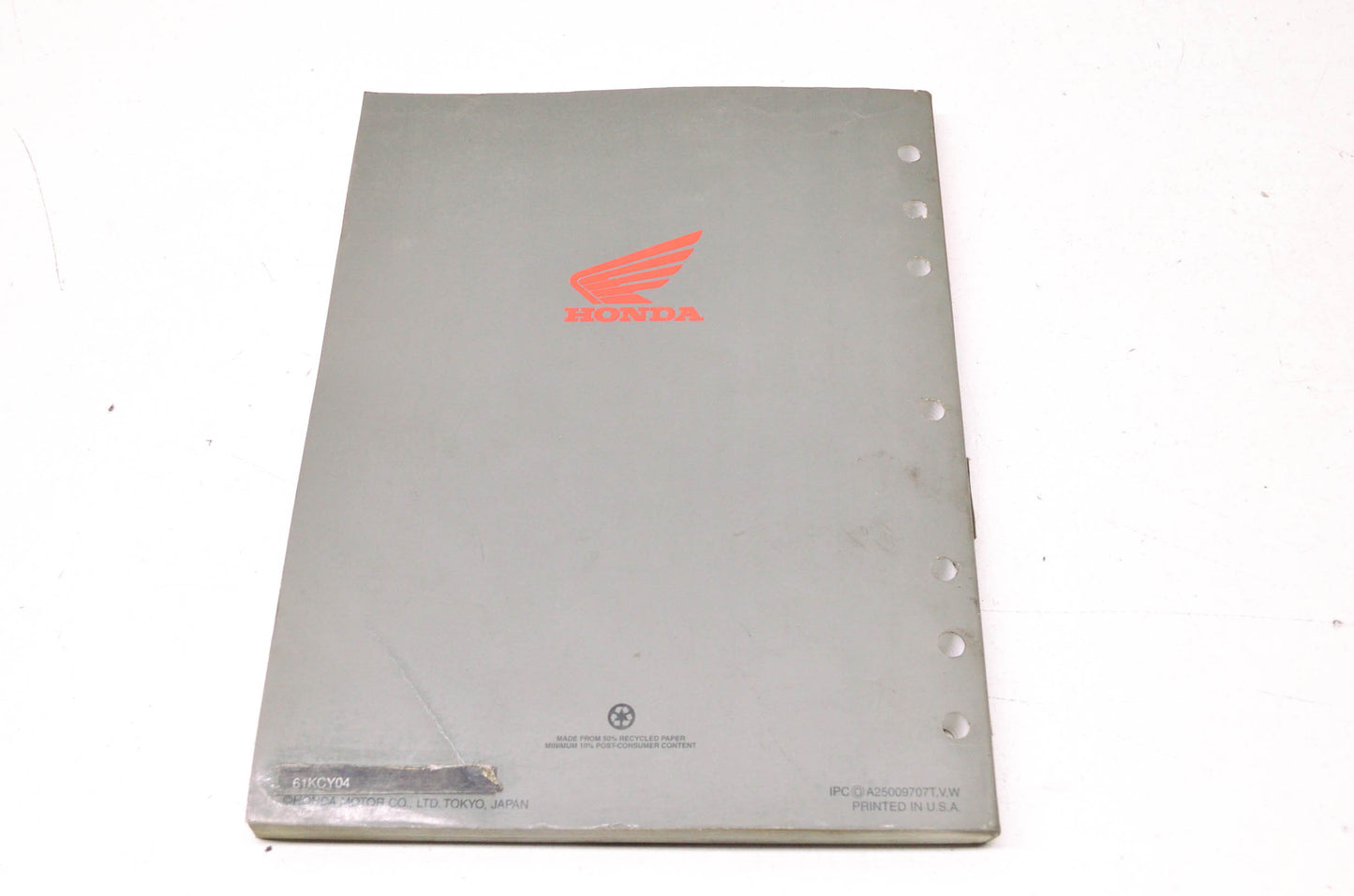 OEM Honda 1996-2003 XR400R Service Manual
