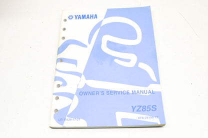OEM Yamaha LIT-11626-17-21 Owner's Service Manual YZ85S NOS