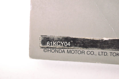 OEM Honda 1996-2003 XR400R Service Manual