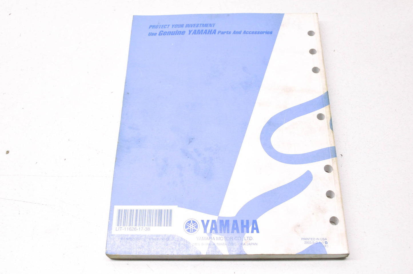 OEM Yamaha LIT-11626-17-38 Owner's Service Manual YZ250S