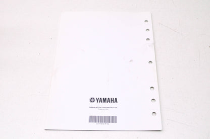 OEM Yamaha LIT-11616-IP-43 XVZ13TFSA(C) Service Manual Supplement