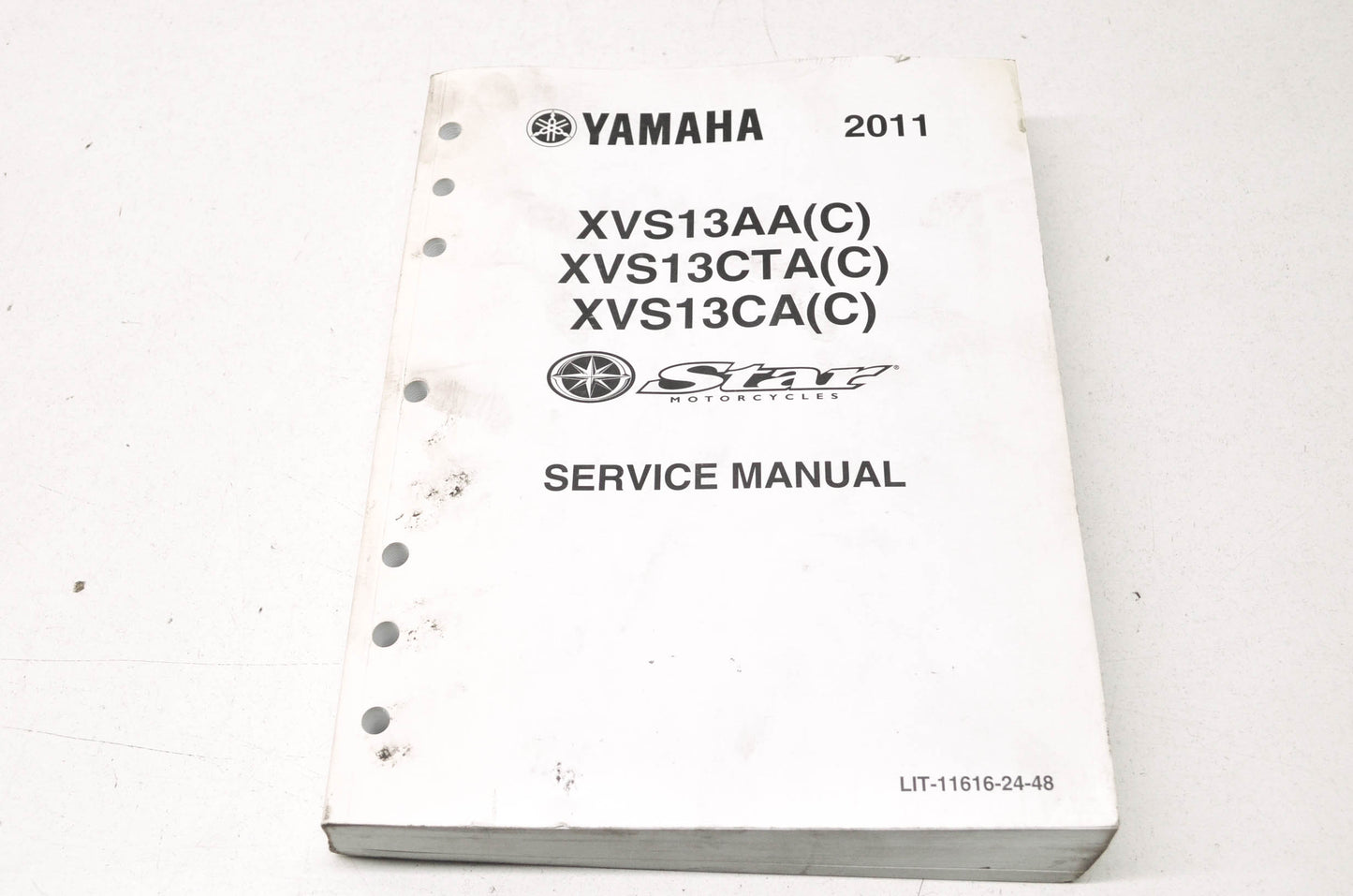 OEM Yamaha LIT-11616-24-48 XVS13AA/CTA/CA(C) Service Manual