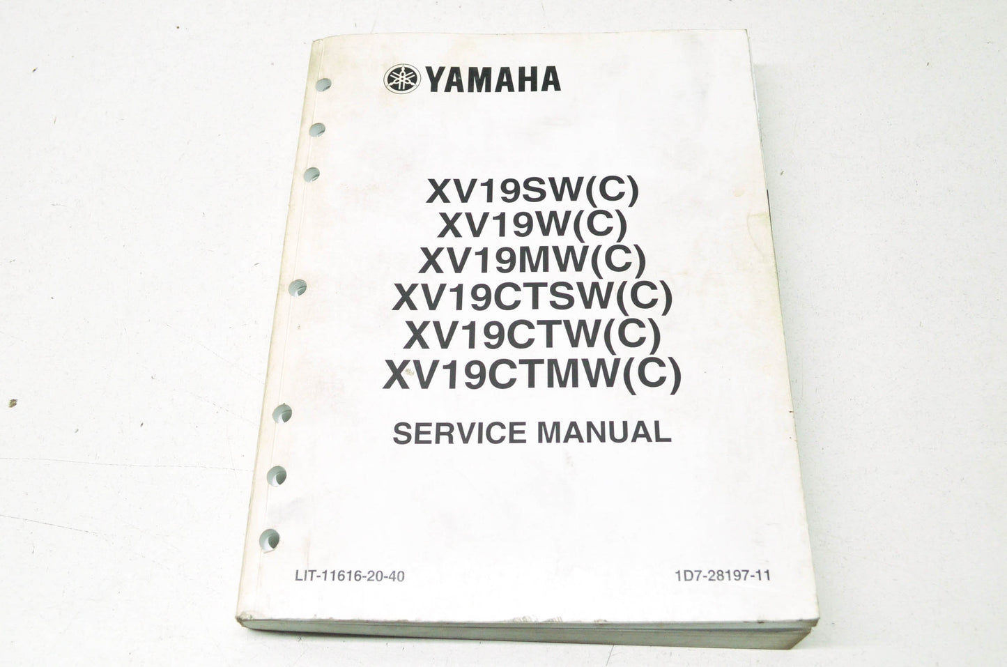 OEM Yamaha LIT-11616-20-40 XV19W/MW/SW/TSW/CTW Service Manual