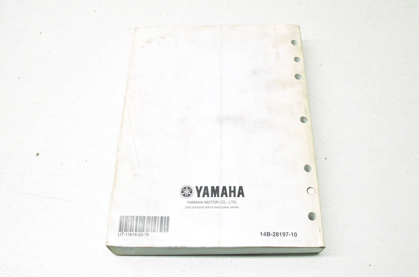 OEM Yamaha LIT-11616-22-78 Service Manual YZFR1Y(C)