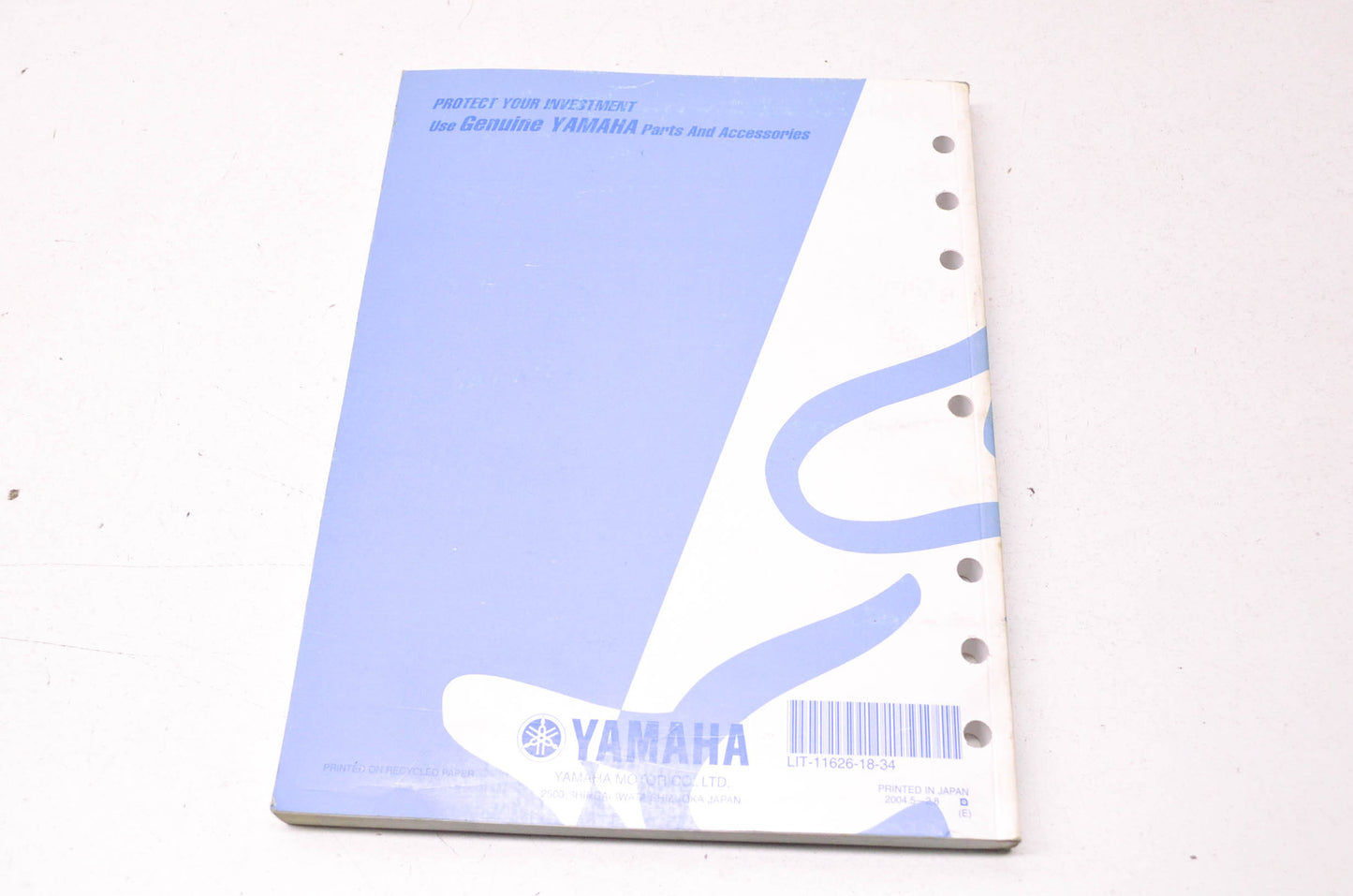 OEM Yamaha LIT-11626-18-34 Owner's/Service Manual YZ250T1 NOS
