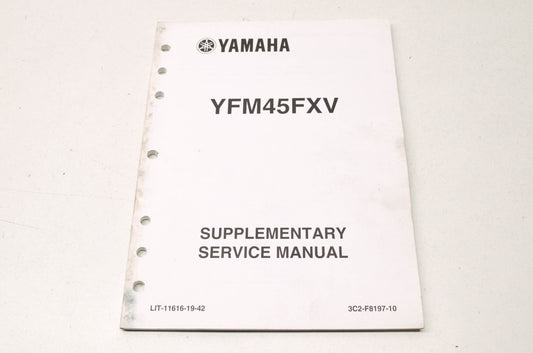 OEM Yamaha LIT-11616-19-42 YFM45FXV WOLVERINE 4 Serv. Manual