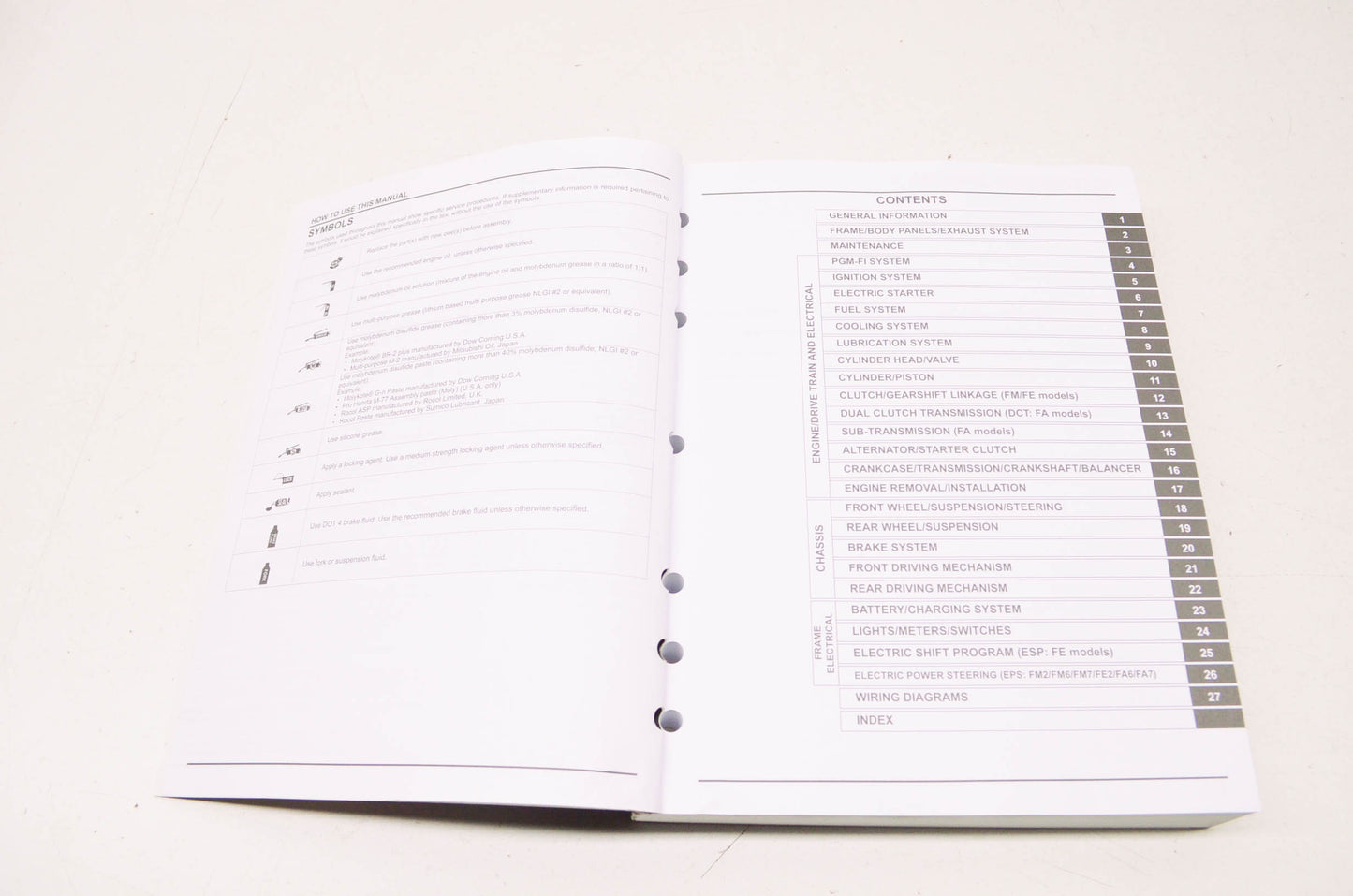 OEM Honda 2014-2017 TRX500 Service Manual