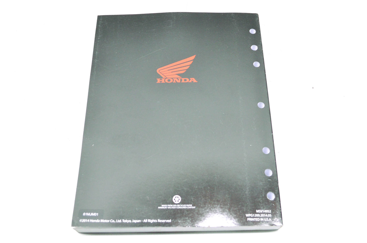 New OEM Honda 2014-2015 VFR800F/FD Service Manual NOS
