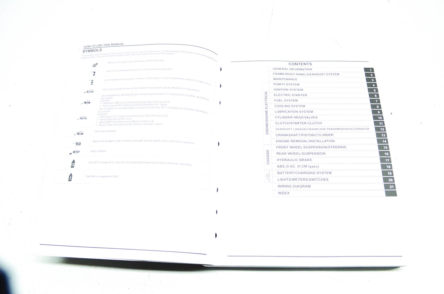New OEM Honda 2014-2015 VFR800F/FD Service Manual NOS