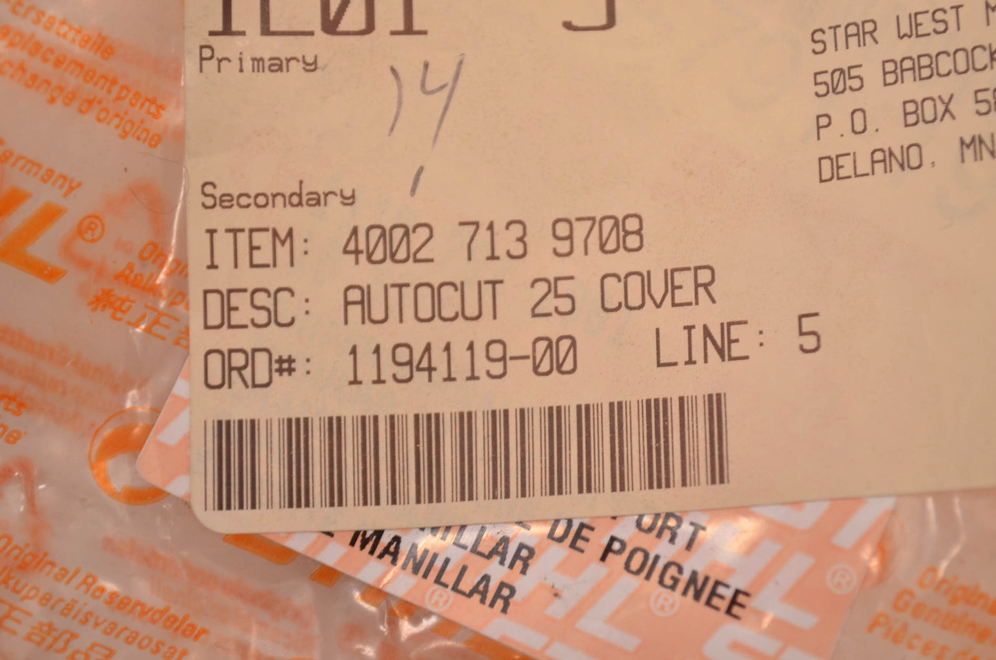 New OEM STIHL Autocut 25 Cover NOS