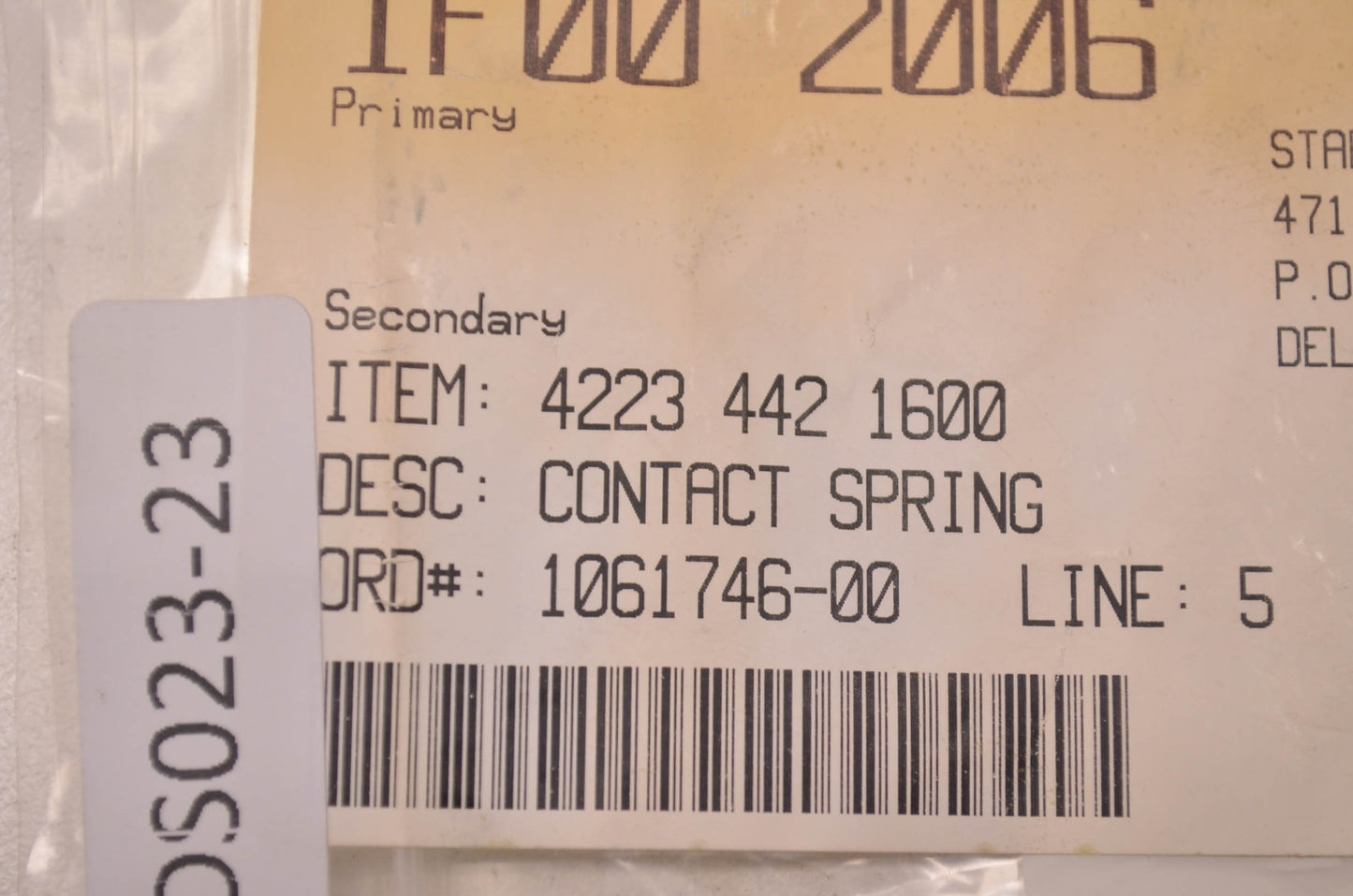 New OEM STIHL Contact Spring NOS